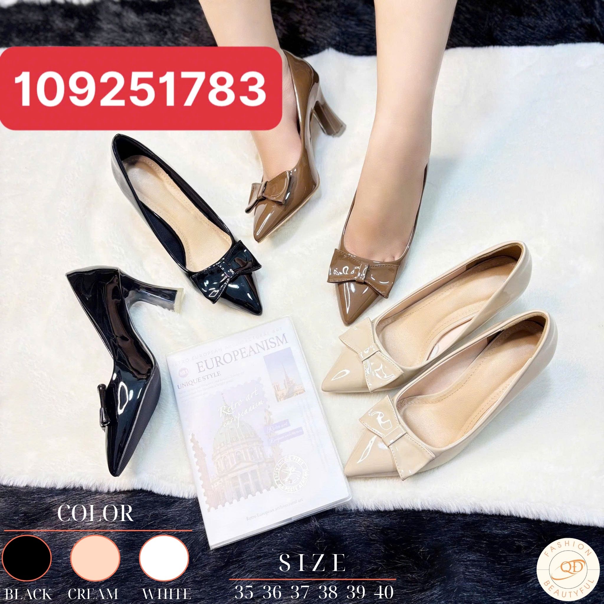 Giày cao gót bít - Mã Đặt Hàng 109251783