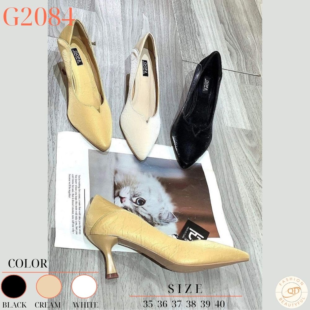 Giày cao gót bít - Mã Đặt Hàng G2084