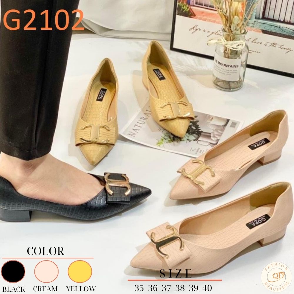 Giày cao gót bít - Mã Đặt Hàng G2102