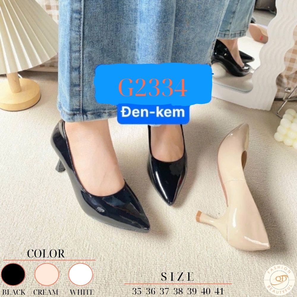 Giày cao gót bít - Mã Đặt Hàng G2334