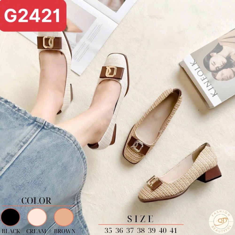 Giày cao gót bít - Mã Đặt Hàng G2421