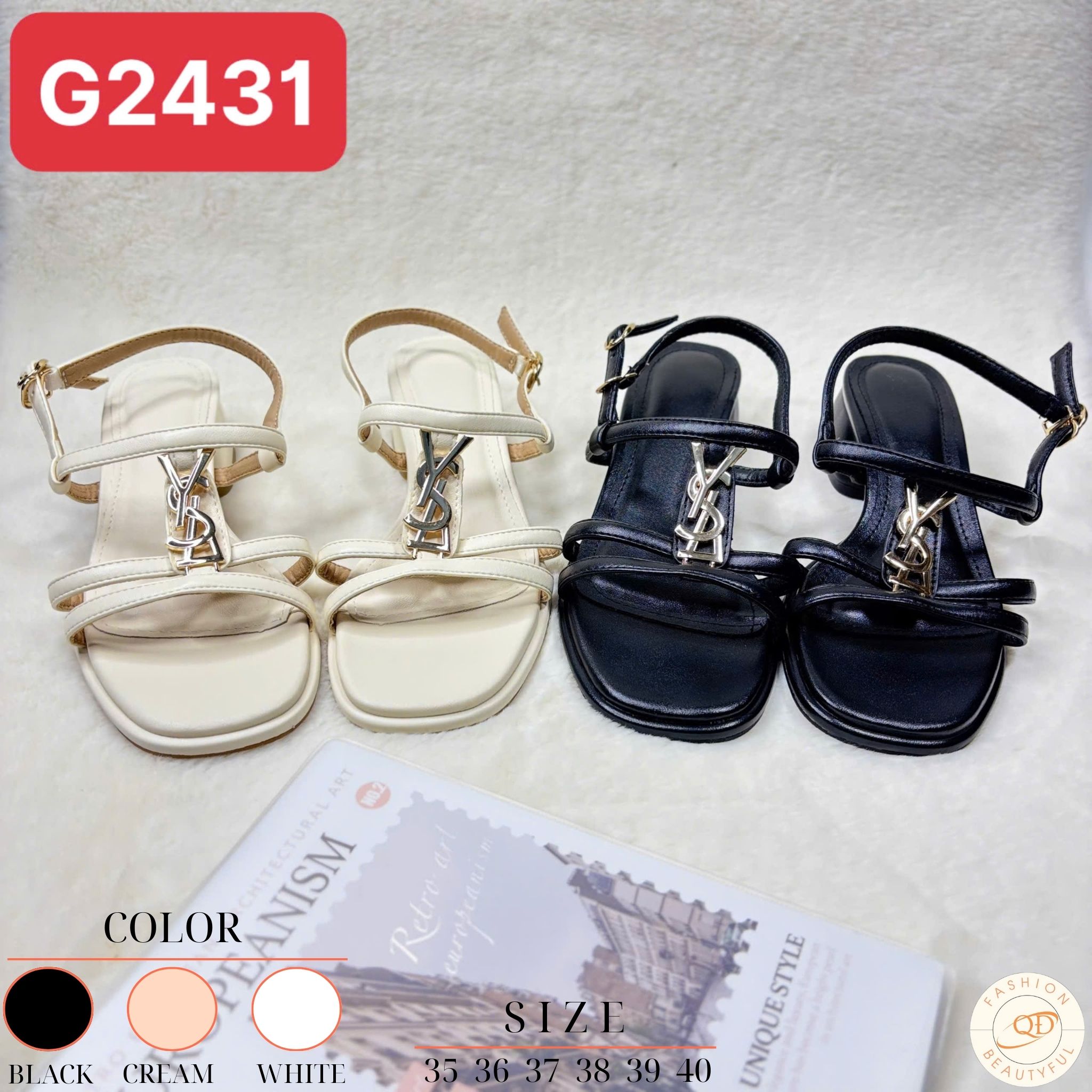 Sandal cao gót - Mã Đặt Hàng G2431